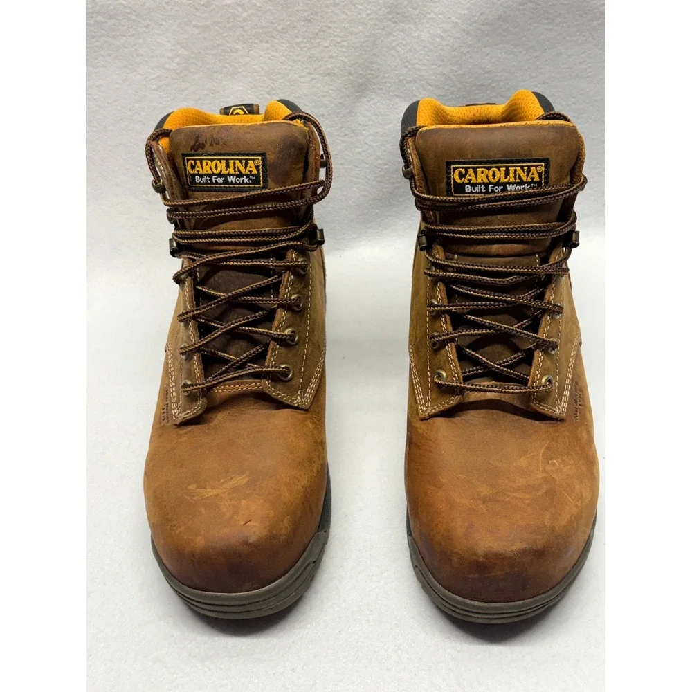 Carolina CA5520 Mens Waterproof Composite Toe Work Boots Brown Leather 11 2E